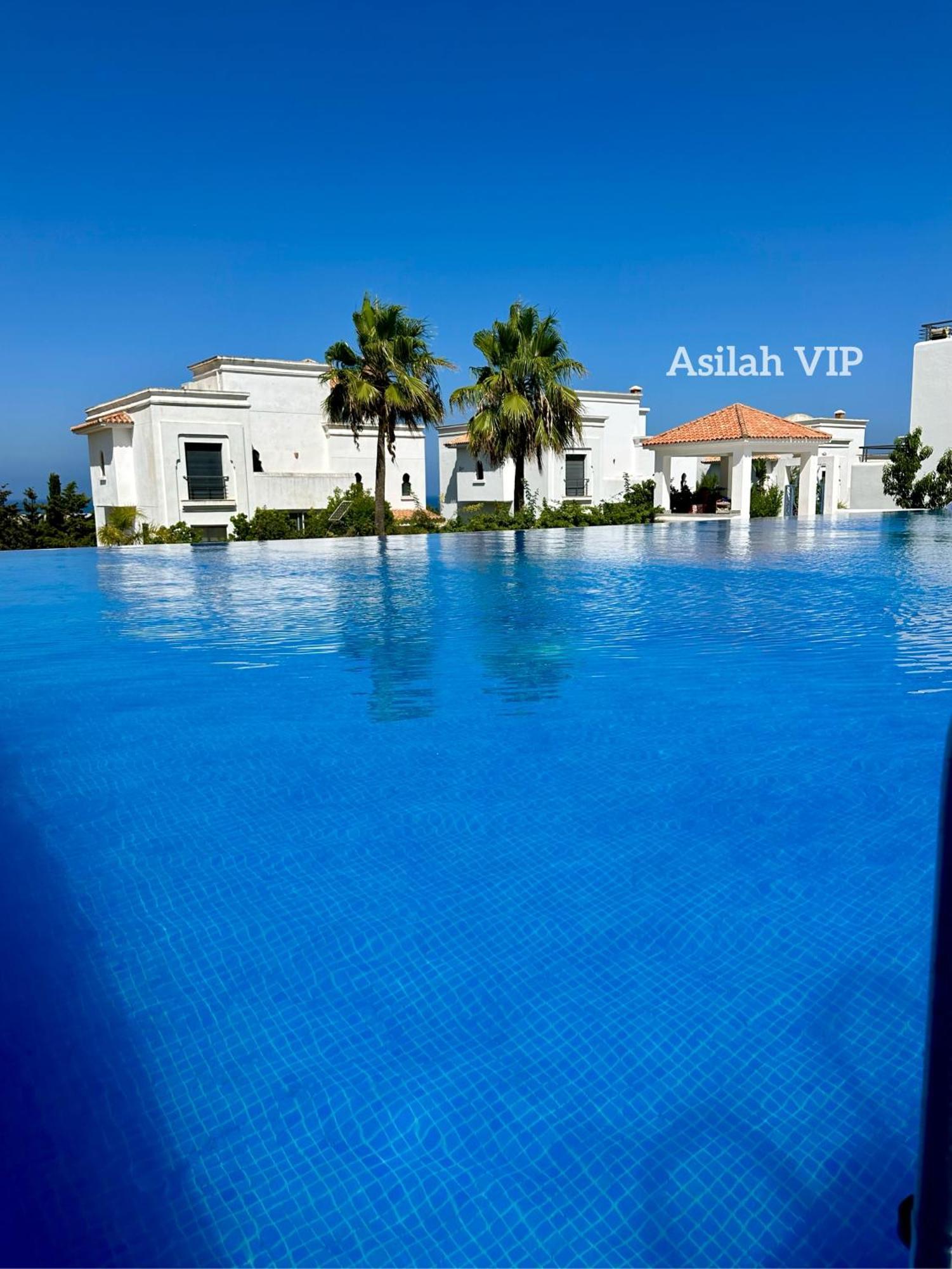 Asilah Vip - Haut Standing - Vue Mer - Piscines - Plage A 5 Minute - Garage Privee - Acces Pmr Exterior photo